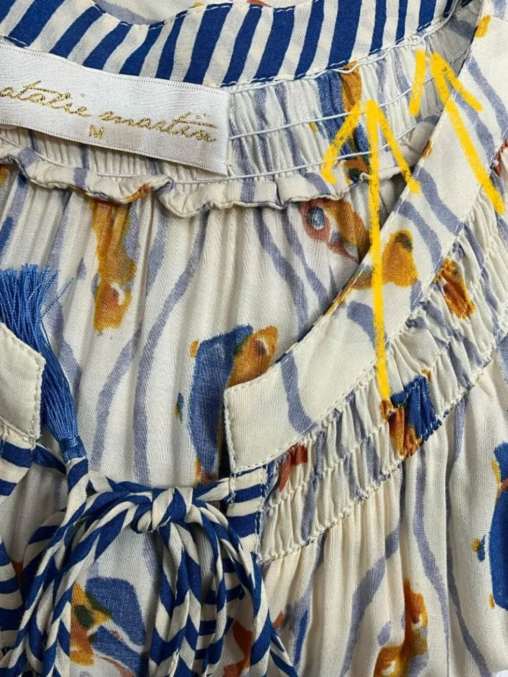Natalie Martin Mini Dress M Pisces Print